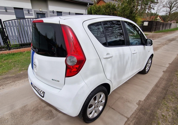 Opel Agila cena 11500 przebieg: 152000, rok produkcji 2009 z Szamotuły małe 379